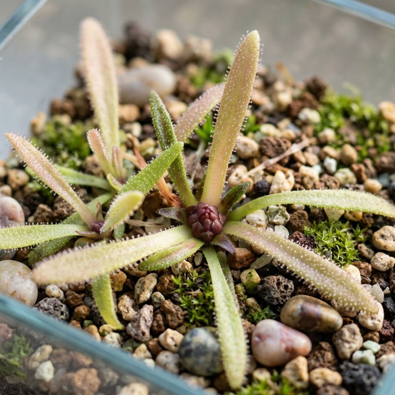 Pinguicula 'Calderoniae - Llano del Conejo' - roślina owadożerna tłustosz do terrarium Pinguicula 'Calderoniae - Llano del Conejo' - roślina owadożerna tłustosz do terrarium
