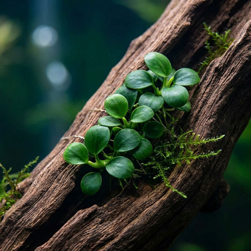 Anubias barteri Mini Coin - roślina do akwarium