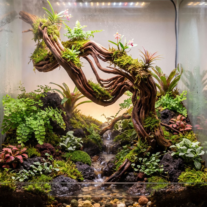 Korzeń Azalea Wood naturalna dekoracja do akwarium i terrarium