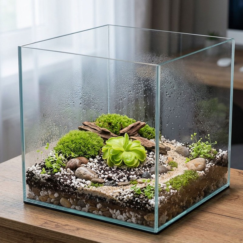 Pinguicula 'Tina' - roślina owadożerna tłustosz do terrarium