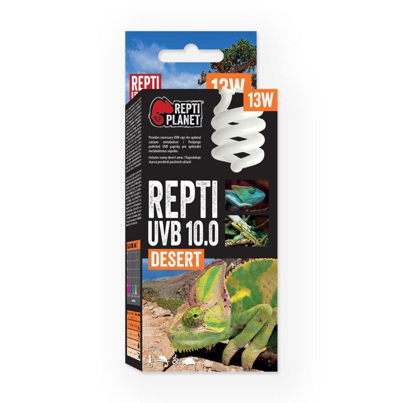 Żarówka UVB 10.0 13W REPTI PLANET