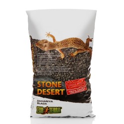 Podłoże pustynne czarne Stone Desert BAHARIYA Black EXO TERRA