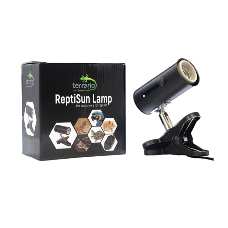Lampa z klipsem na żarówkę grzewczą Terrario ReptiSun