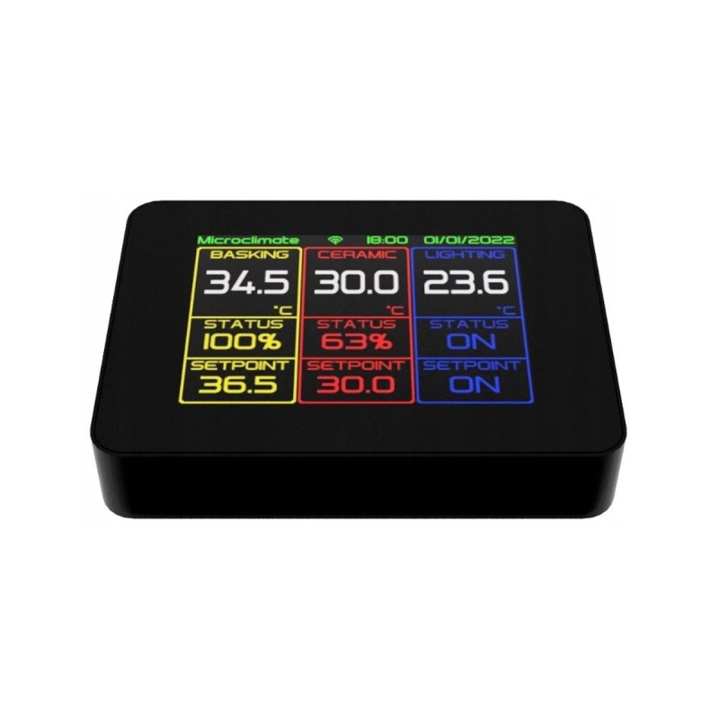 Termostat do terrarium z Wi-Fi Evo Connected PRO Termostat do terrarium z Wi-Fi Evo Connected PRO