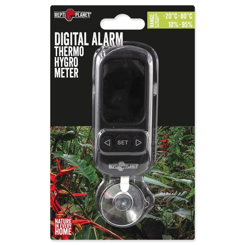 Termometr/higrometr LCD z alarmem Repti Planet Termometr/higrometr LCD z alarmem Repti Planet