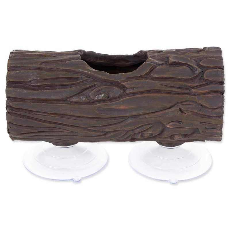 Kryjówka z przyssawkami Pień drzewa 15x6,5x9cm Repti Planet