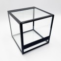 Terrarium szklane 15x15x15 cm z ramkami