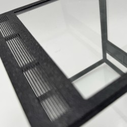 Terrarium szklane 15x15x15 cm z ramkami