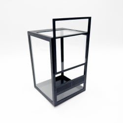 Terrarium szklane 10x10x15cm z ramkami