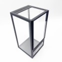 Terrarium szklane 10x10x20cm z ramkami Terrarium szklane 10x10x20cm z ramkami