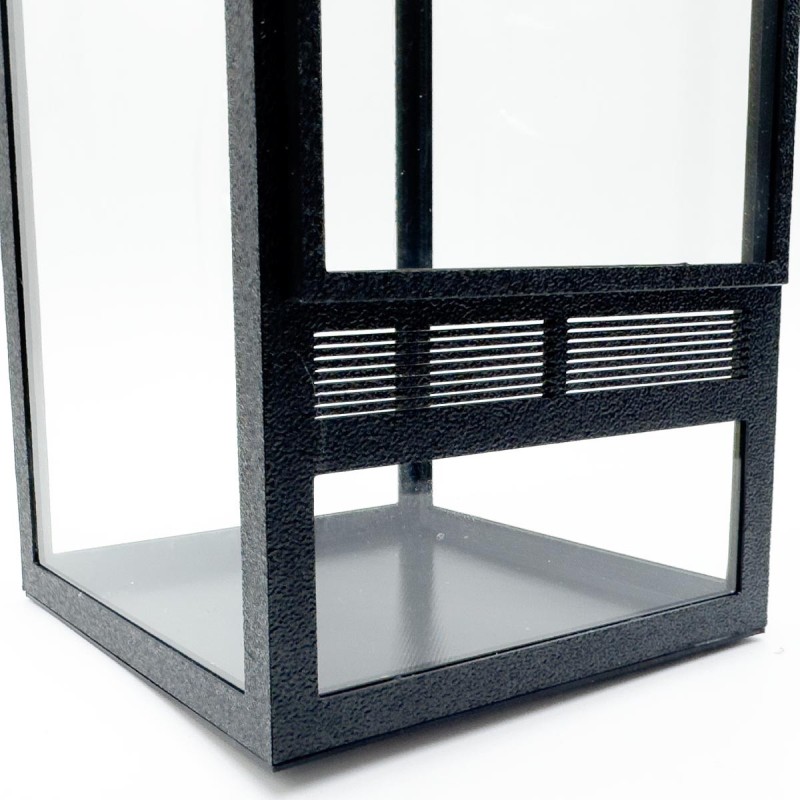Terrarium szklane 10x10x20cm z ramkami Terrarium szklane 10x10x20cm z ramkami