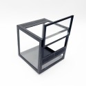Terrarium szklane 10x10x10cm z ramkami