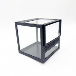 Terrarium szklane 10x10x10cm z ramkami