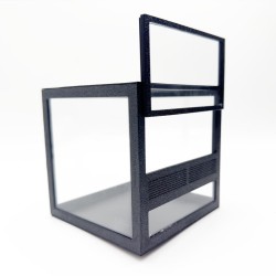 Terrarium szklane 10x10x10cm z ramkami