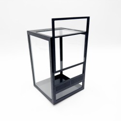 Terrarium szklane 10x10x15cm z ramkami