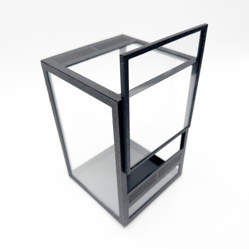 Terrarium szklane 10x10x15cm z ramkami