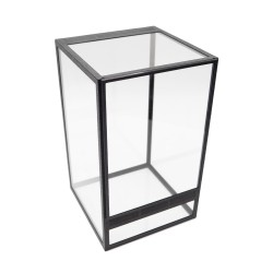 Terrarium szklane 15x15x25cm z ramkami