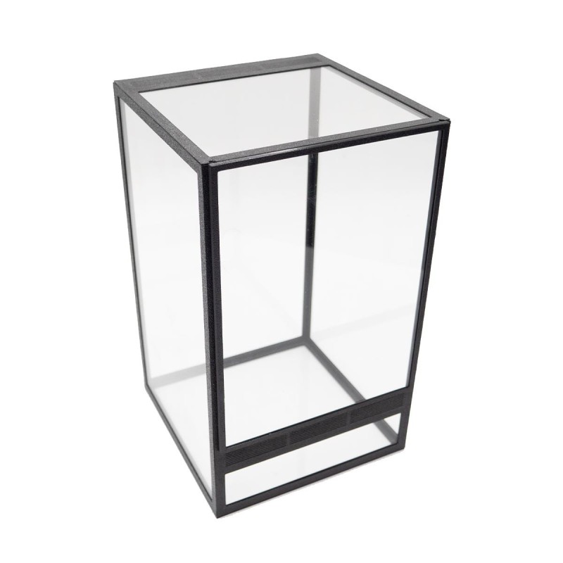 Terrarium szklane 15x15x25cm z ramkami