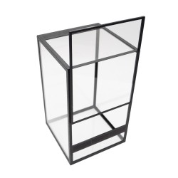 Terrarium szklane 15x15x25cm z ramkami