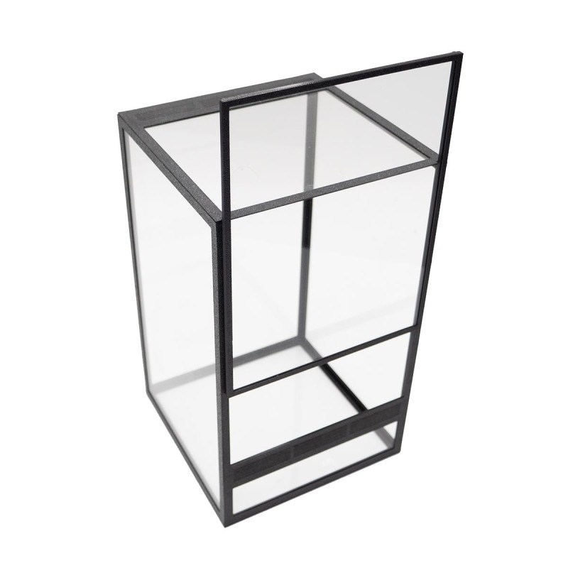 Terrarium szklane 15x15x25cm z ramkami