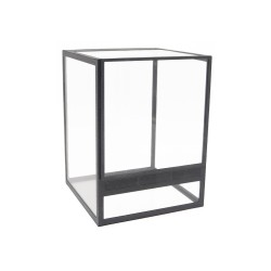 Terrarium szklane 15x15x20cm z ramkami