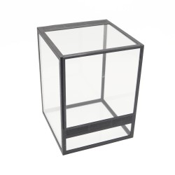 Terrarium szklane 15x15x20cm z ramkami Terrarium szklane 15x15x20cm z ramkami