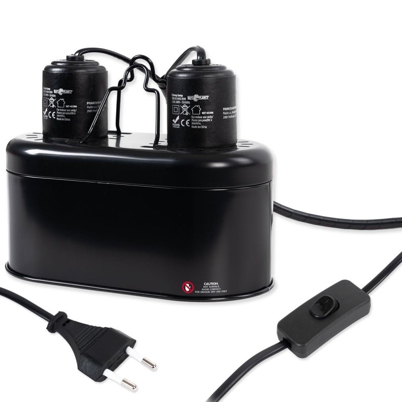 Lampa Podwójna Mini Dual Dome Repti Planet Lampa Podwójna Mini Dual Dome Repti Planet