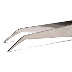 pęseta miękka zakrzywiona 12cm
