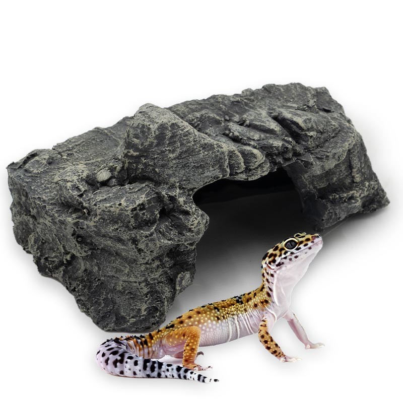 Jaskinia szary granit 19cm