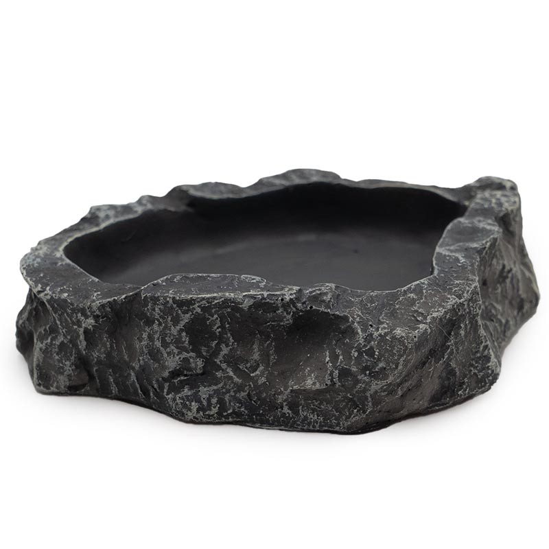 Miseczka do terrarium szary granit 10cm