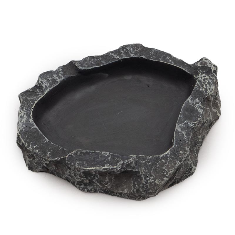 Miseczka do terrarium szary granit 10cm