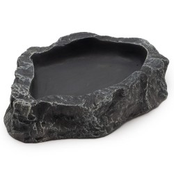 Miseczka do terrarium szary granit 10cm