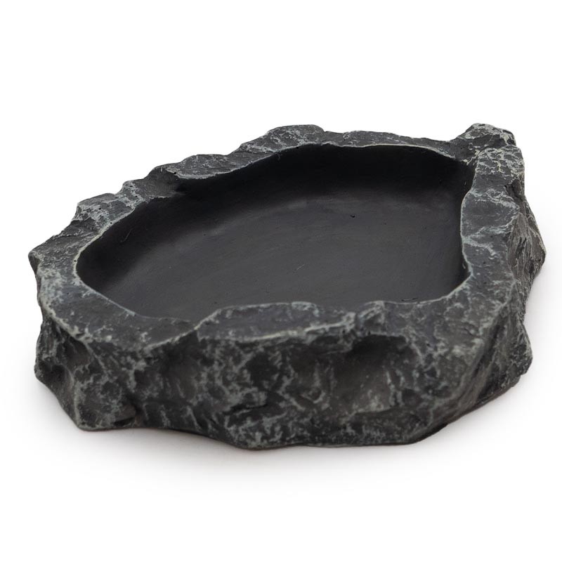 Miseczka do terrarium szary granit 10cm