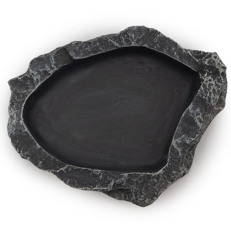 Miseczka do terrarium szary granit 10cm
