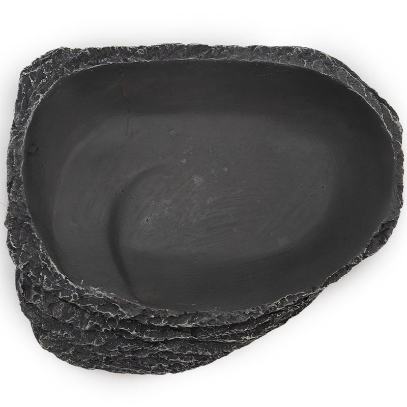 Miseczka do terrarium szary granit 13cm