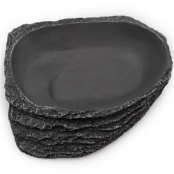 Miseczka do terrarium szary granit 13cm