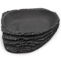 Miseczka do terrarium szary granit 13cm