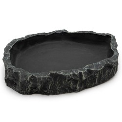 Miseczka do terrarium szary granit 21cm