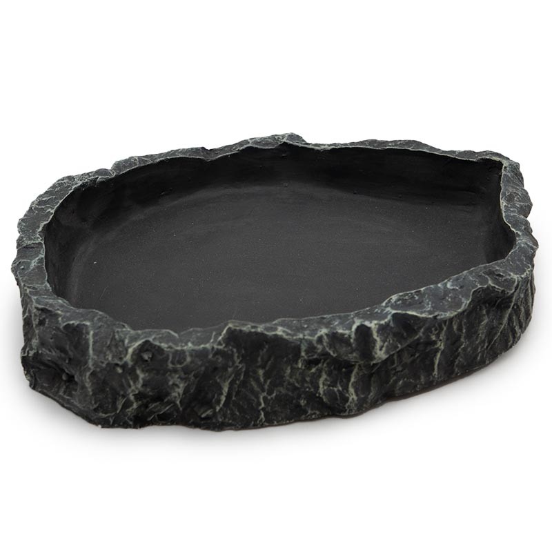 Miseczka do terrarium szary granit 21cm