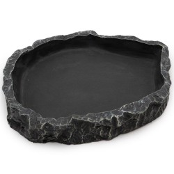 Miseczka do terrarium szary granit 21cm