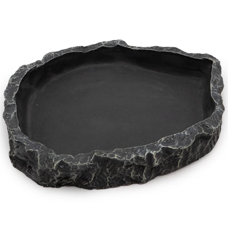 Miseczka do terrarium szary granit 21cm