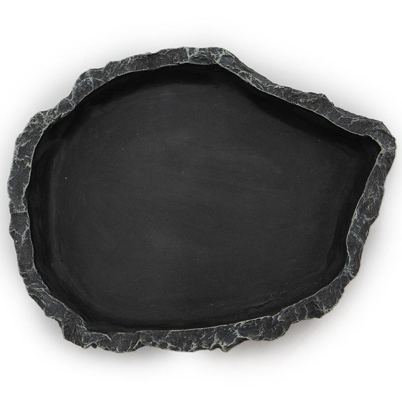 Miseczka do terrarium szary granit 21cm