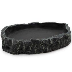 Miseczka do terrarium szary granit 21cm