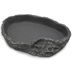 Miseczka do terrarium szary granit 27cm