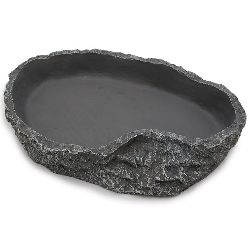 Miseczka do terrarium szary granit 27cm