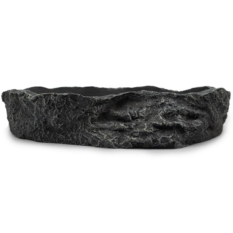 Miseczka do terrarium szary granit 27cm