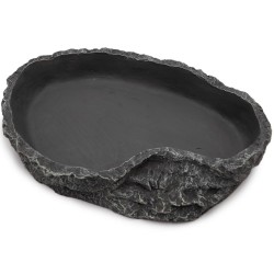 Miseczka do terrarium szary granit 27cm