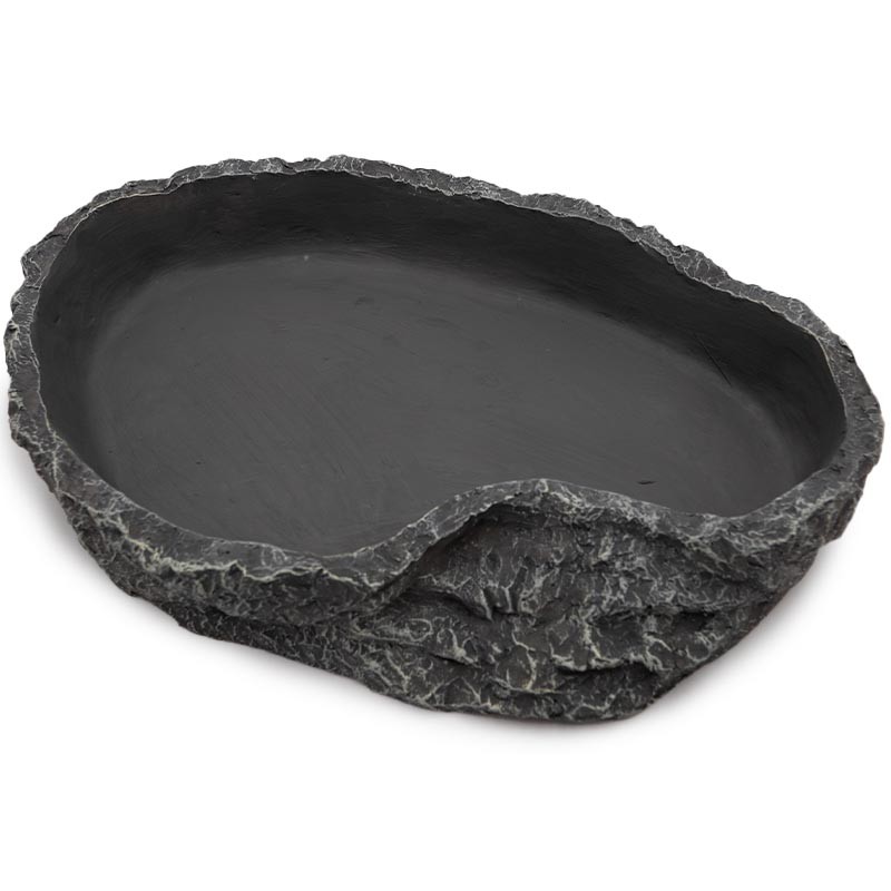 Miseczka do terrarium szary granit 27cm