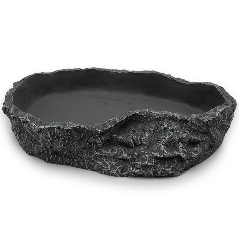 Miseczka do terrarium szary granit 27cm