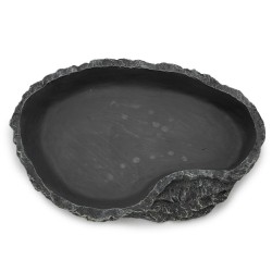 Miseczka do terrarium szary granit 27cm